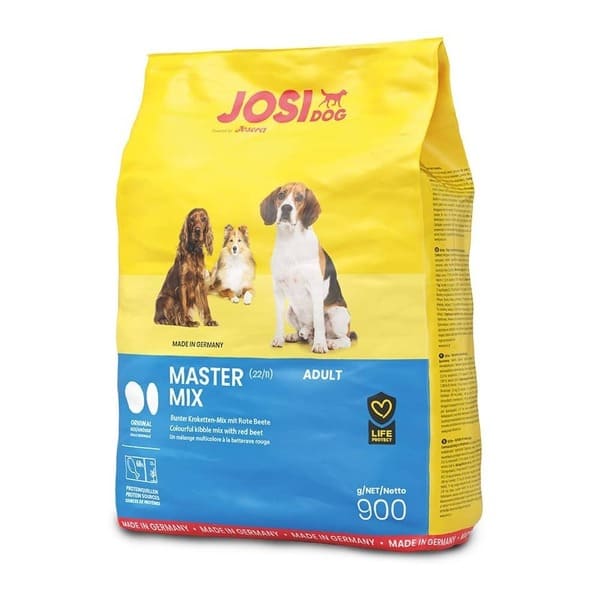 Josera JosiDog Master Mix sausā suņu barība pieaugušiem suņiem ar putnu gaļu 900 g